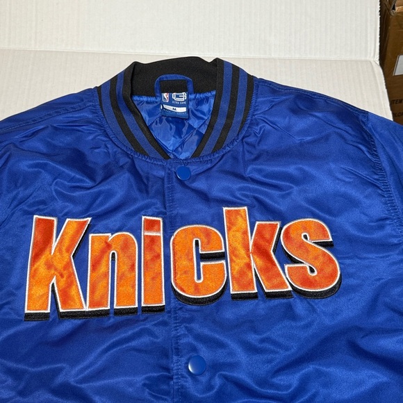NEW! New York Knicks Ultra Game Satin Bomber Varsity Conference King Jacket - Picture 9 of 11